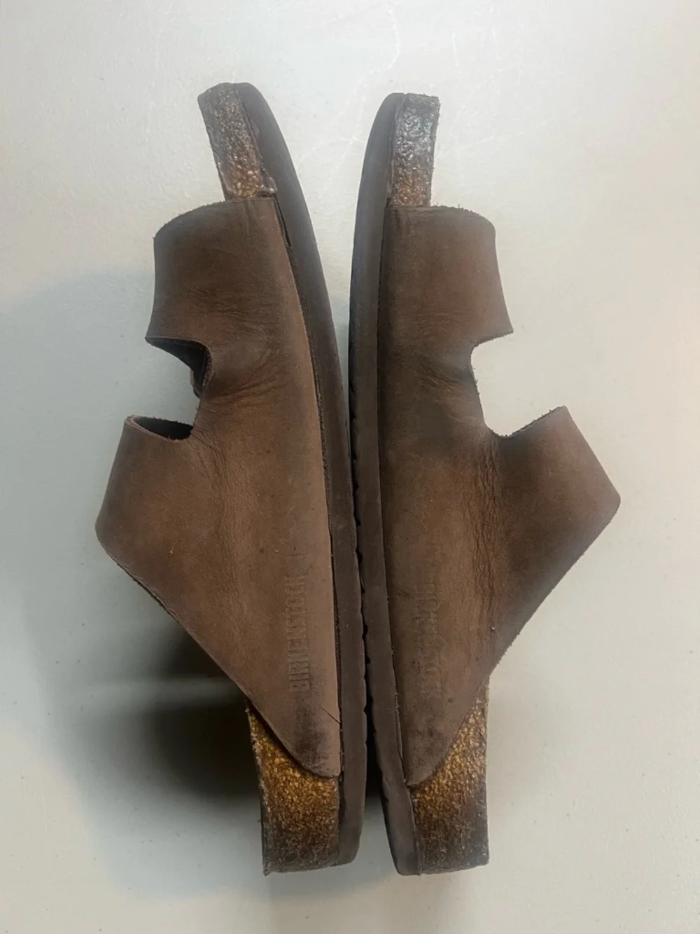 Birkenstock Arizona Brown Oiled Leather Sandals EU 44 US 11 285mm Cork Footbed - Picture 9 of 12